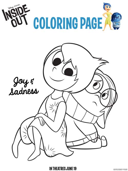 sadness from inside out coloring pages - photo #6