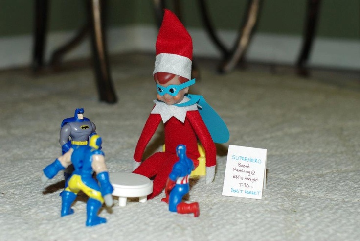 Elf on the Shelf Ideas – Super Hero Elf