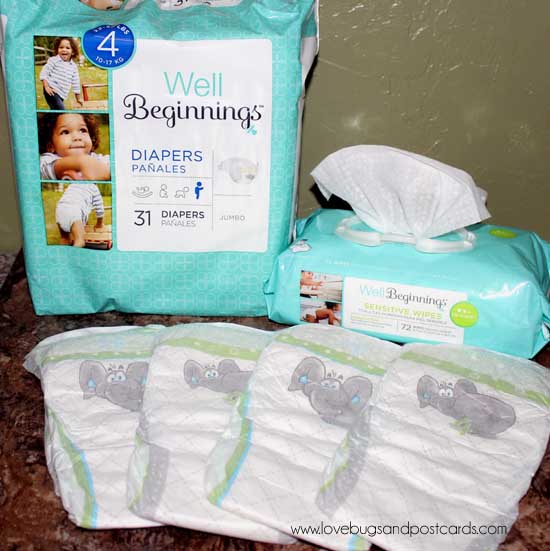 Well Beginnings Diapers are great for all day {and night} protection