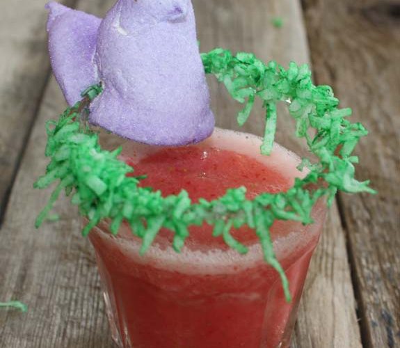 Easter Slush with Coconut Rim