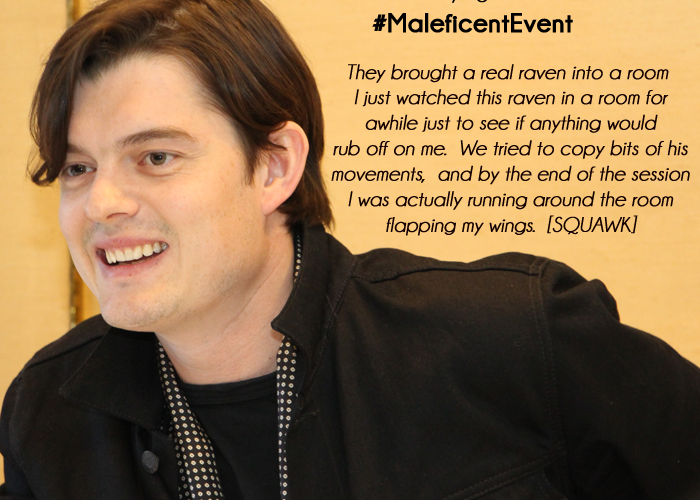 Sam Riley Interview about Playing Diaval in Maleficent #MaleficentEvent