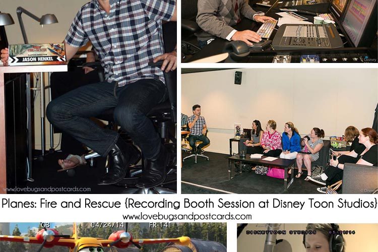 Recording Booth Session at Disney Toon Studios - Voice of Dipper from Planes: Fire and Resuce