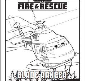 Fire: Planes and Rescue Coloring Pages - Blade Ranger