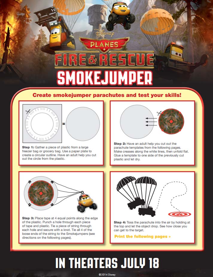 Planes: Fire and Rescue SmokeJumper Birthday Party Game
