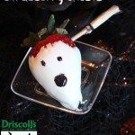 Halloween Chocolate Covered Strawberry Ghosts