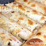 Meat, Bean and Cheese Chimichangas