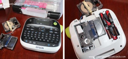 Epson LabelWorks™ Printable Ribbon Kit Review - Lovebugs and Postcards