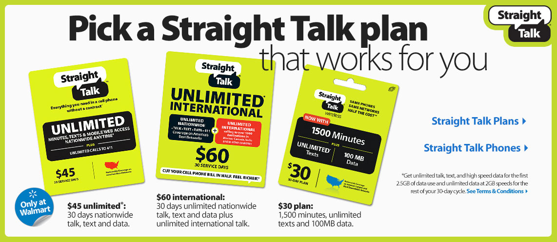 Straight Talk Wireless at Walmart