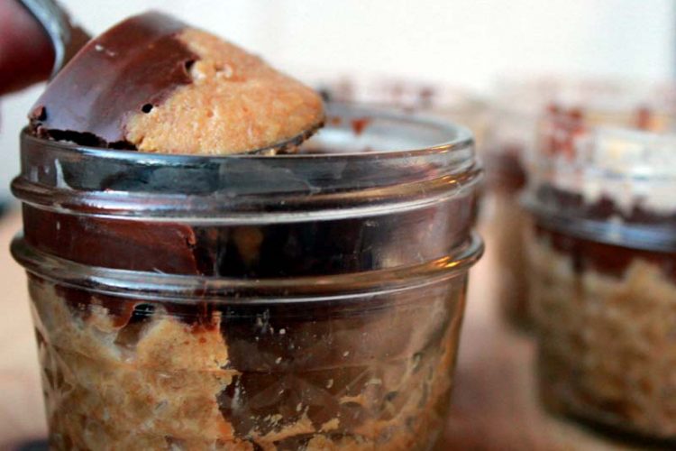 Peanut Butter Bars in a Jar Recipe