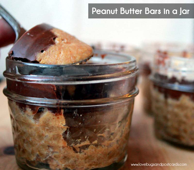 Peanut Butter Bars in a Jar Recipe