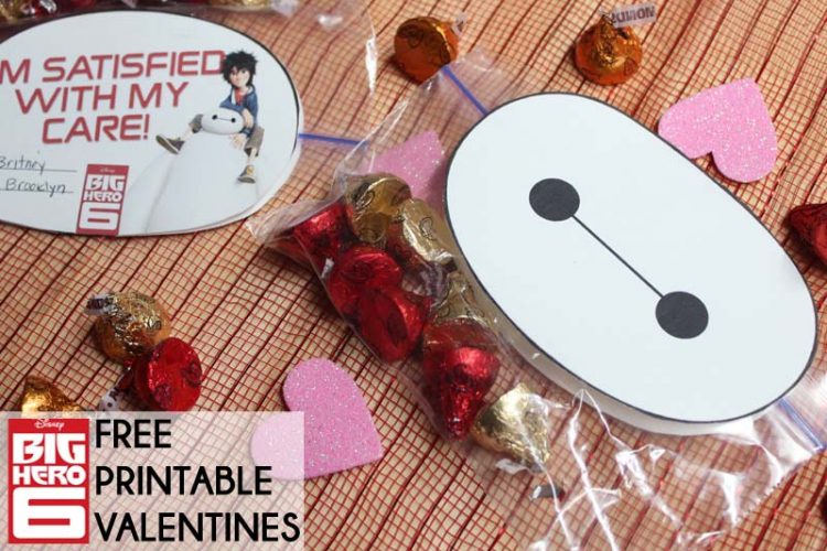 Big Hero 6 and Baymax Valentines {Free Printables}