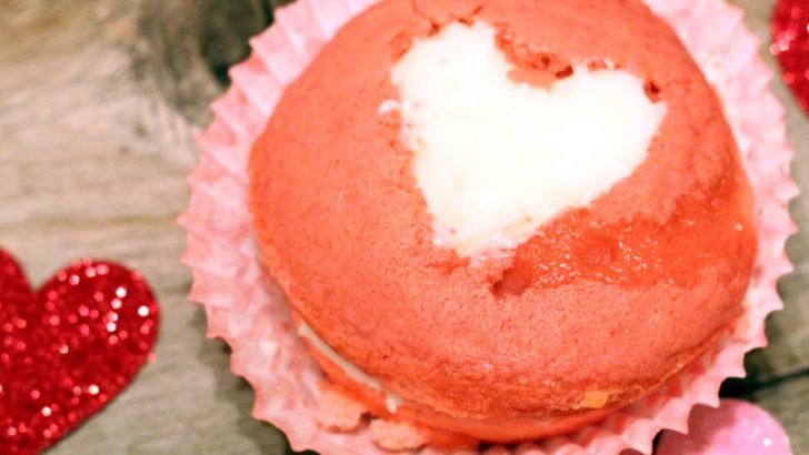 Valentine Cupcakes Recipe (2 ingredients)