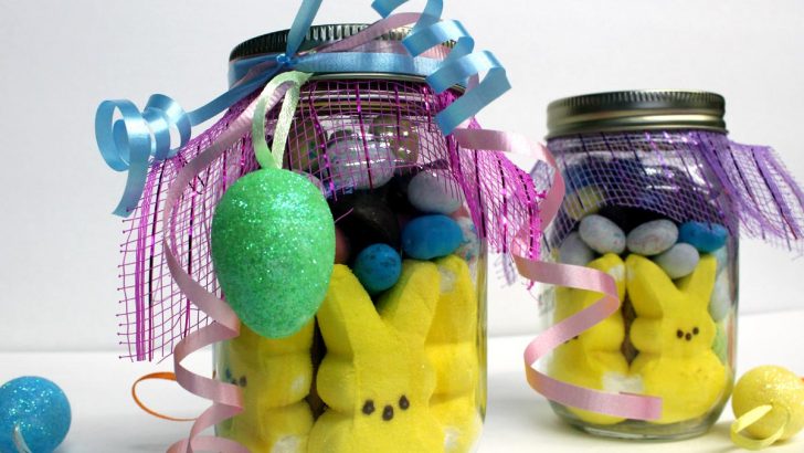Easter Bunny Smores {in a mason jar}
