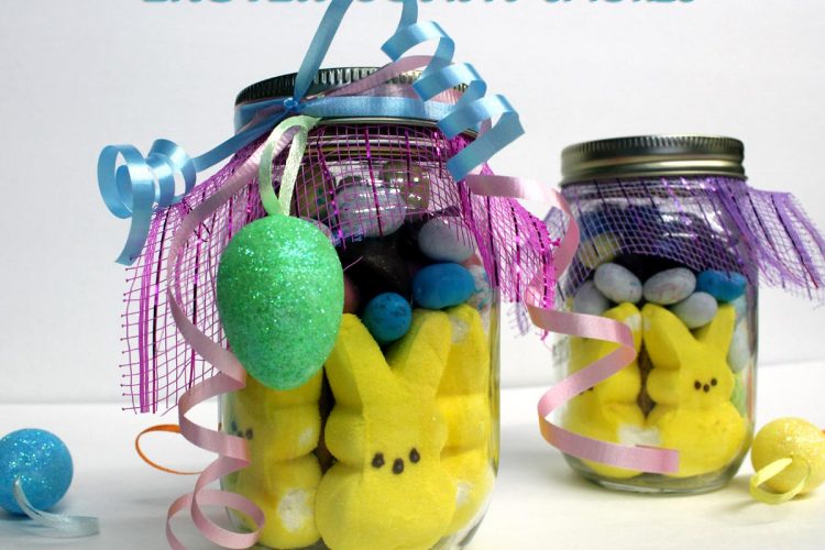 Easter Bunny Smores {in a mason jar}