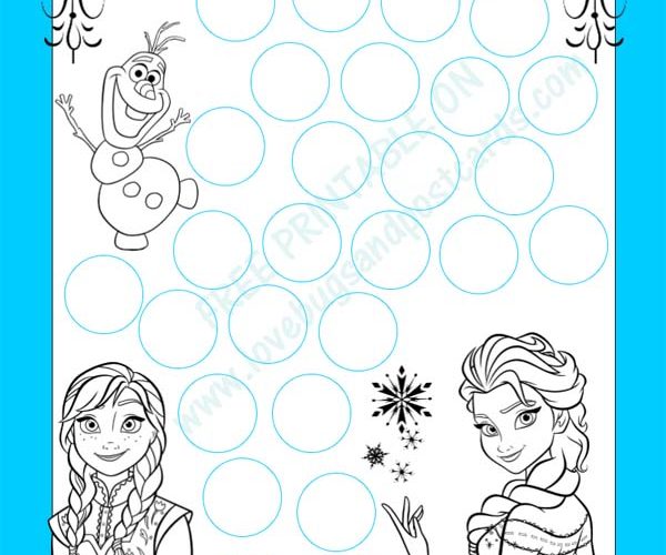 FROZEN Potty Chart {Free Printable} + Potty Training Tips
