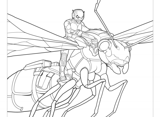 AntMan Coloring Pages