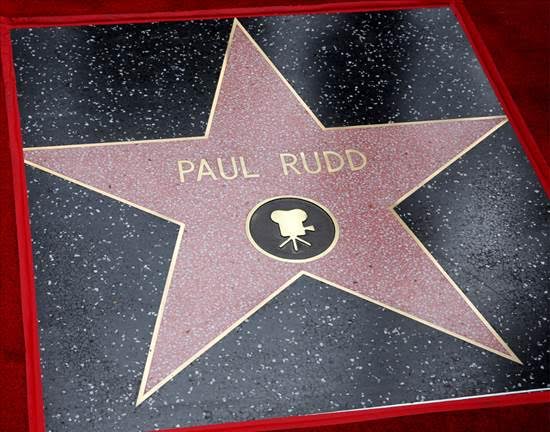 Paul Rudd honored with a star on the Hollywood Walk of Fame #AntMan