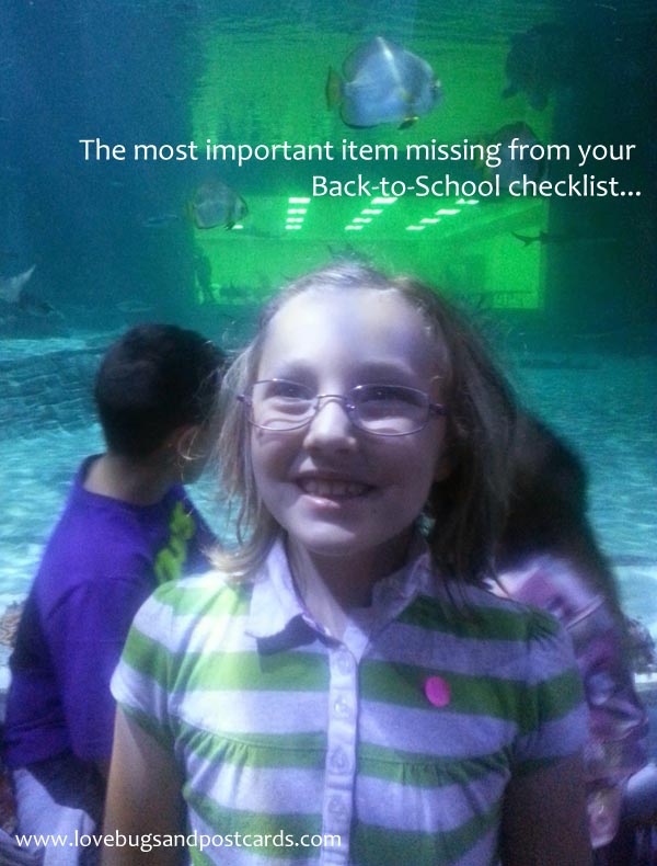 The most important item missing from your Back-to-School checklist...