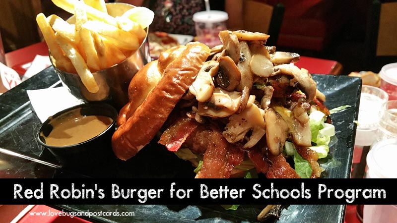 Red Robin's Burger for Better Schools Program