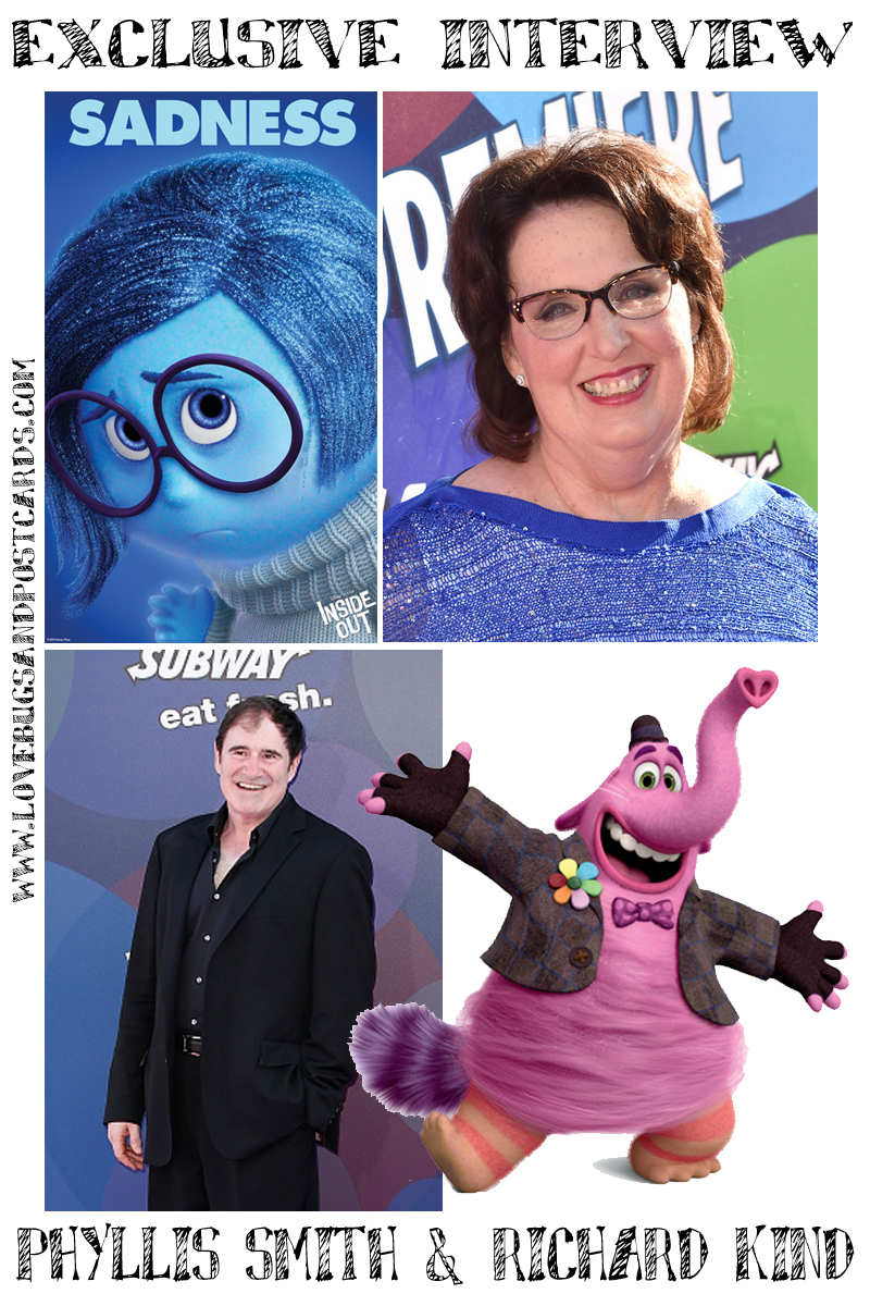 *EXCLUSIVE* Phyllis Smith & Richard Kind Inside Out Interview #InsideOutBloggers