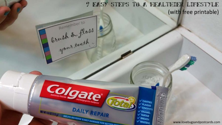 9 easy steps to a healthier lifestyle (with free printable) - Lovebugs ...