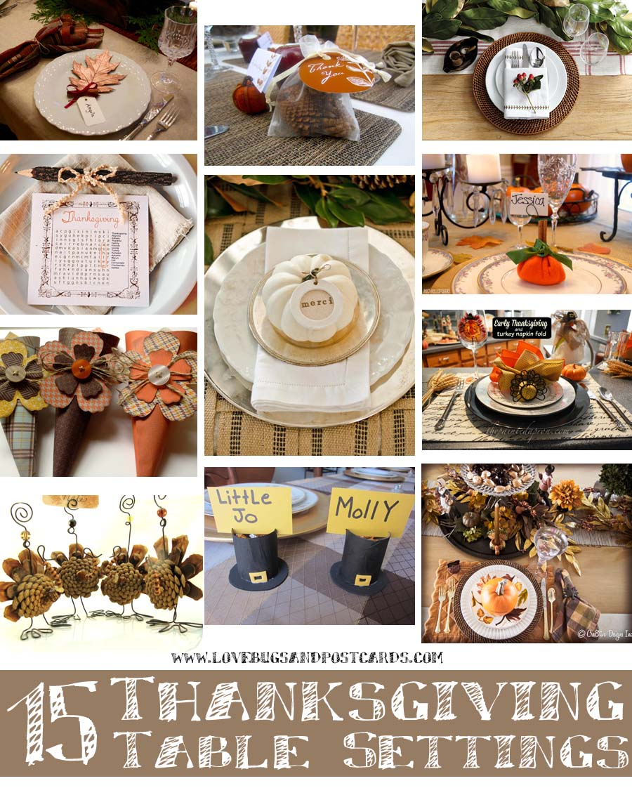 15 Thanksgiving Table Settings