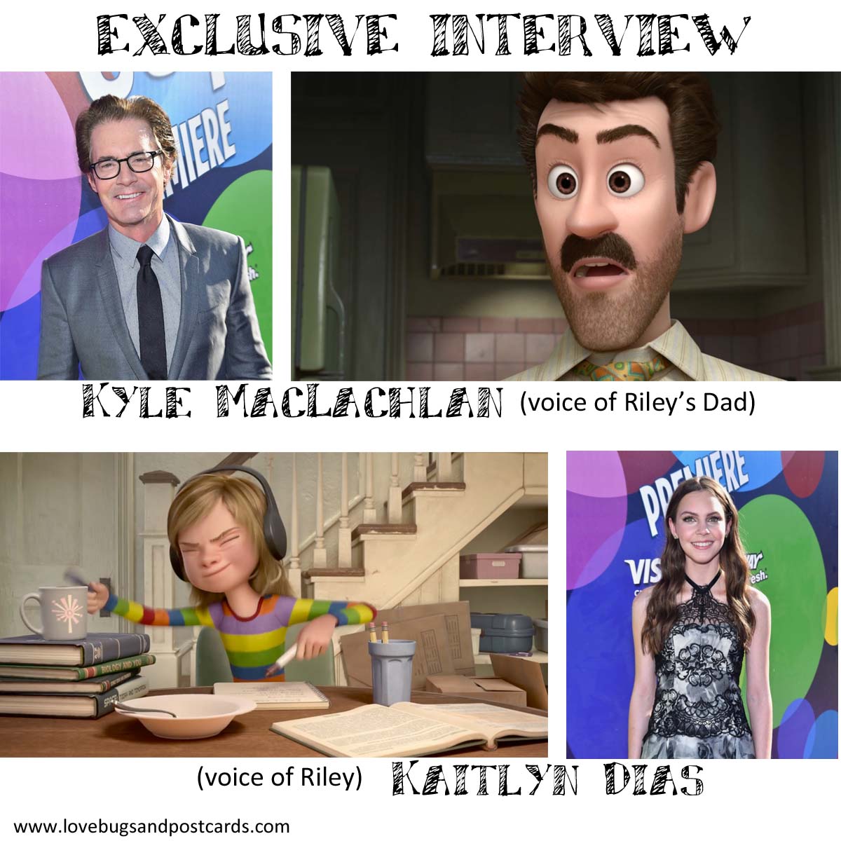Exclusive interview with Kyle MacLachlan and Kaitlyn Dias #InsideOutBloggers