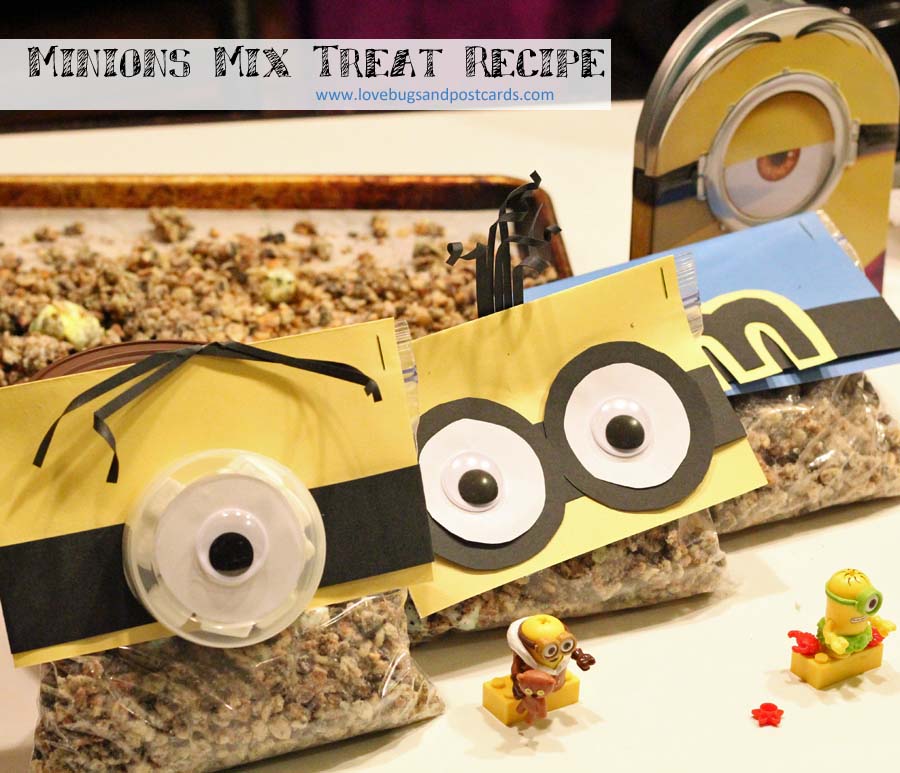 Minion Mix Treat Recipe for movie night fun