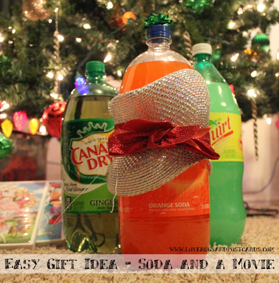 Easy Gift Idea - Soda and a Movie