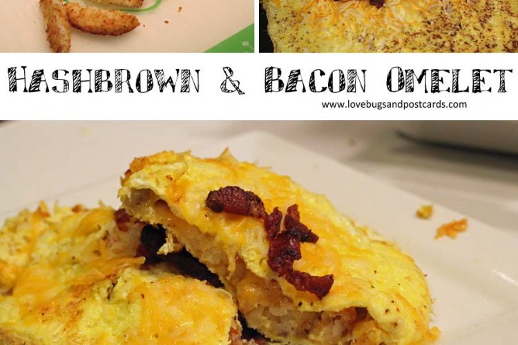 Hashbrown & Bacon Omelet