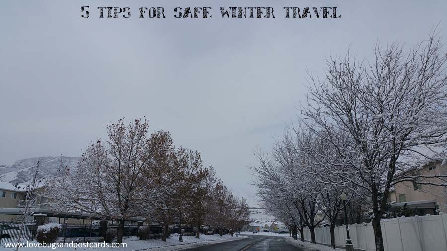 5 tips for safe winter travel