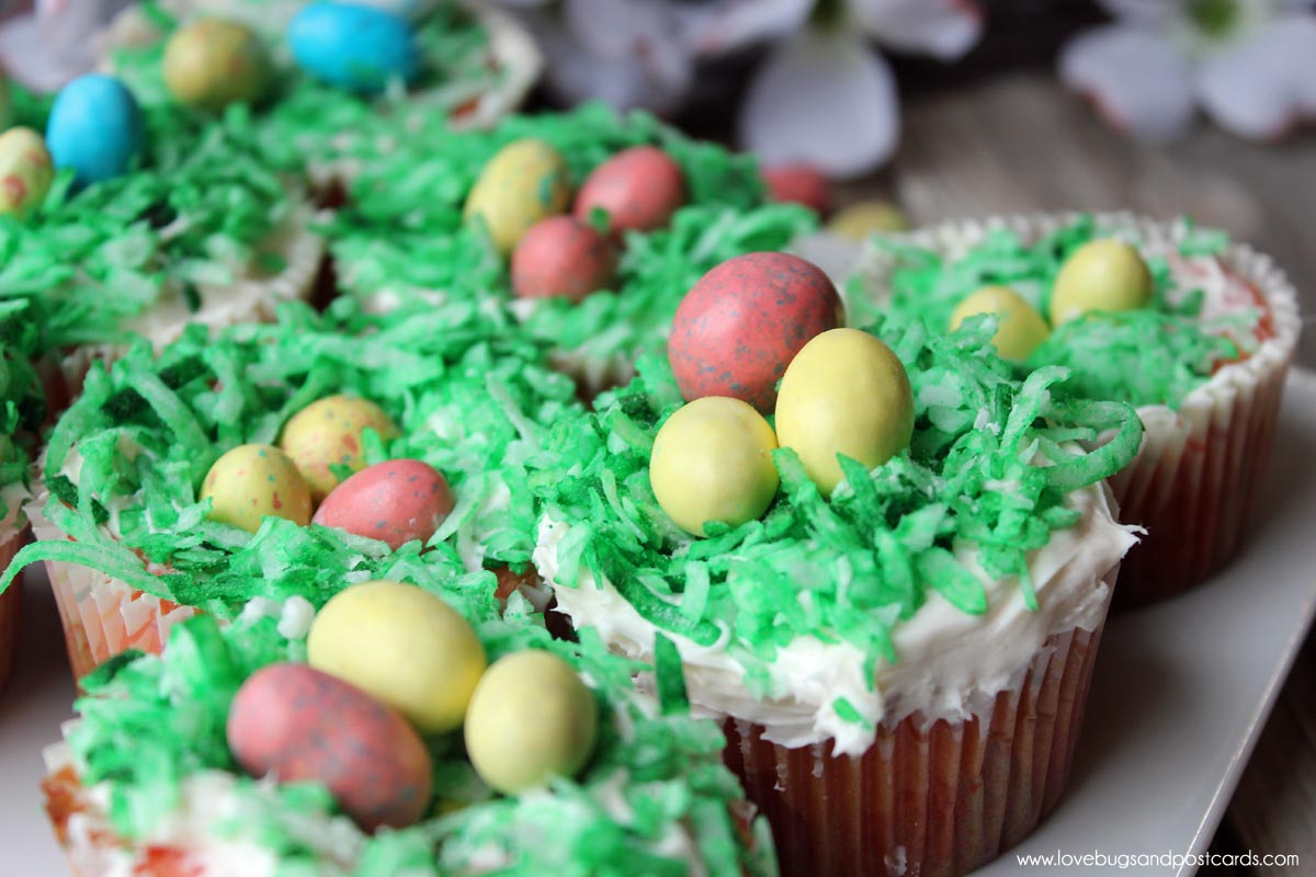 Easter Basket Cupcakes