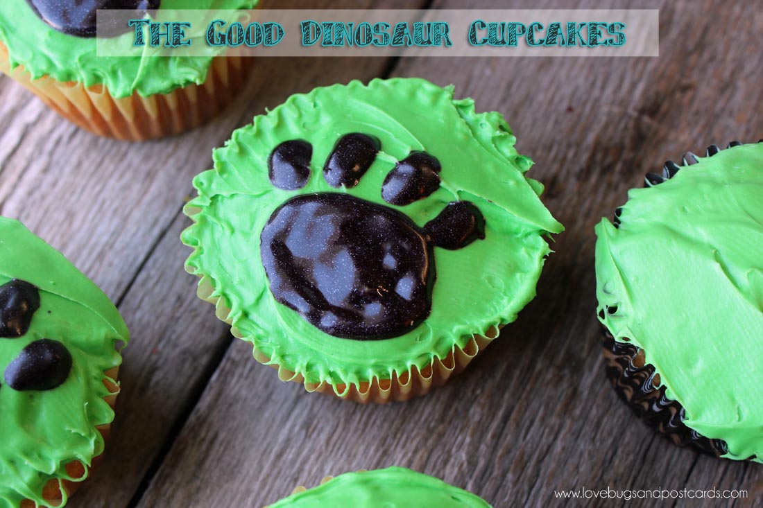 The Good Dinosaur Cupcakes