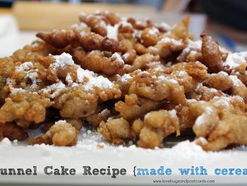 Funnel Cake Recipe {made with cereal}