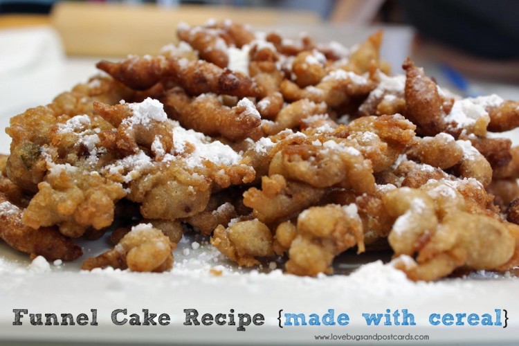 Funnel Cake Recipe {made with cereal}
