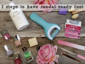 7 steps to have sandal ready feet
