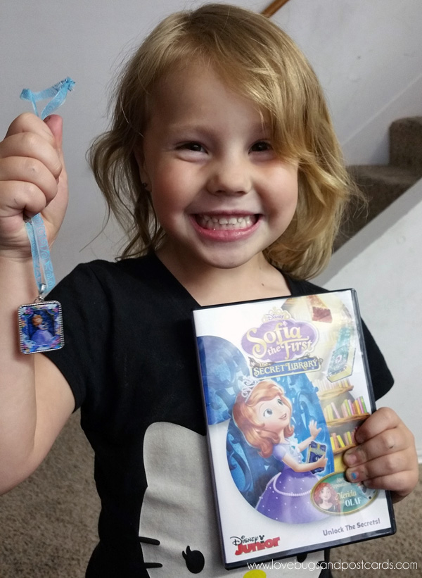 Sofia the First The Secret Library on DVD