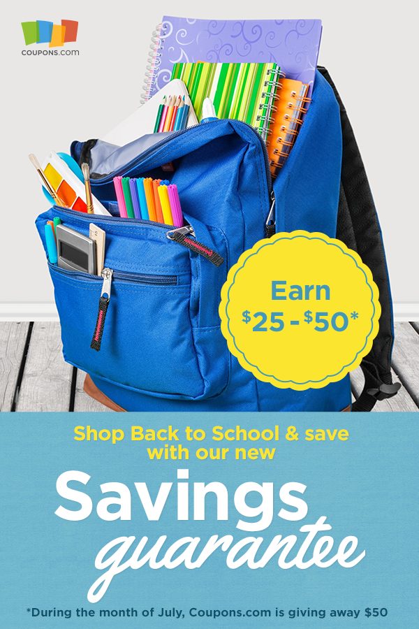 Find the best deals on back to school with Savings