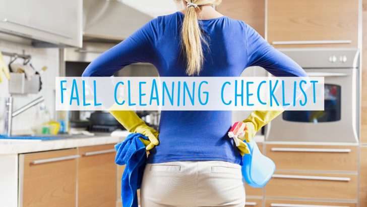 Fall Cleaning Checklist