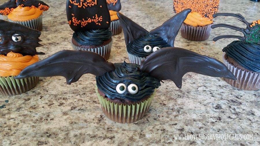 Halloween Chocolate Decorations for Cupcakes