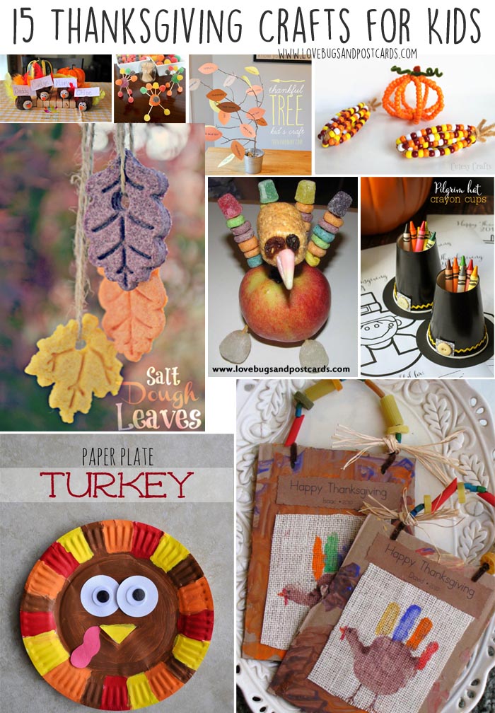 15 Thanksgiving Crafts for Kids