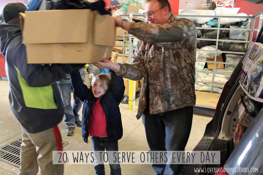 20 ways to serve others every day