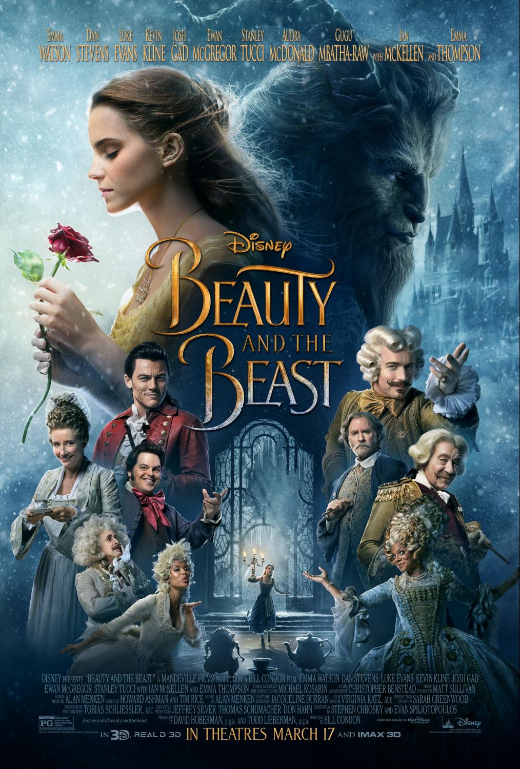 New TV spot and Poster from Disney’s Beauty and the Beast