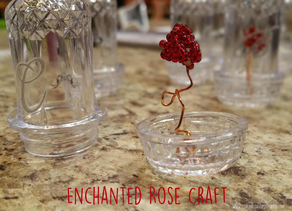 DIY Enchanted Rose in a Jar craft