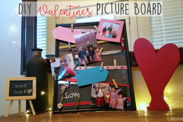 DIY Valentine's Day Picture Board