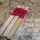 Sight Word Letter Sticks DIY