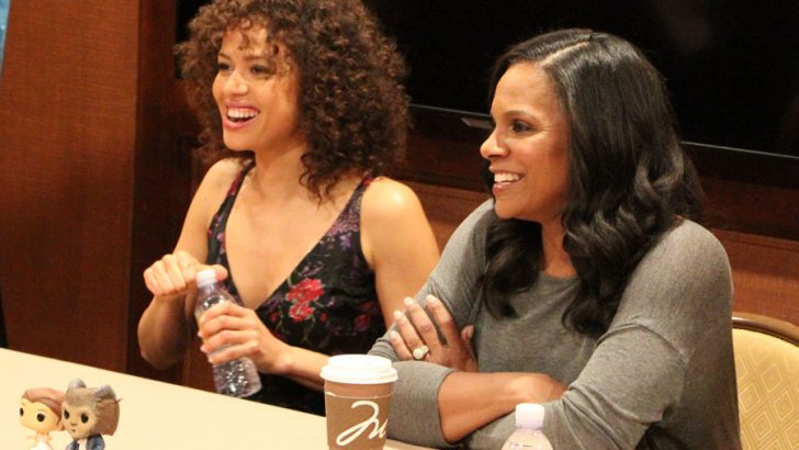 Exclusive interview with Audra McDonald and Gugu Mbatha-Raw about #BeautyAndTheBeast #BeOurGuestEvent
