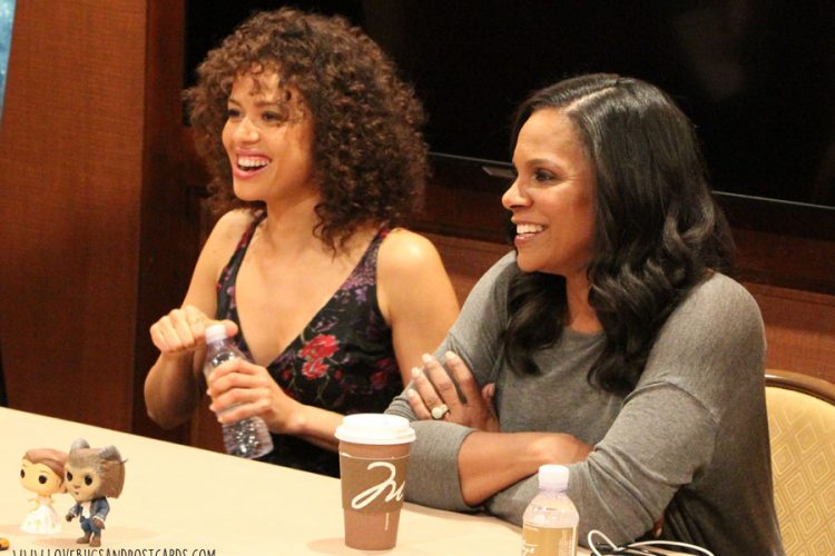 Exclusive interview with Audra McDonald and Gugu Mbatha-Raw about #BeautyAndTheBeast #BeOurGuestEvent