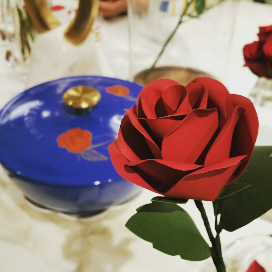 Beauty and the Beast experience at Williams Sonoma #BeOurGuestEvent