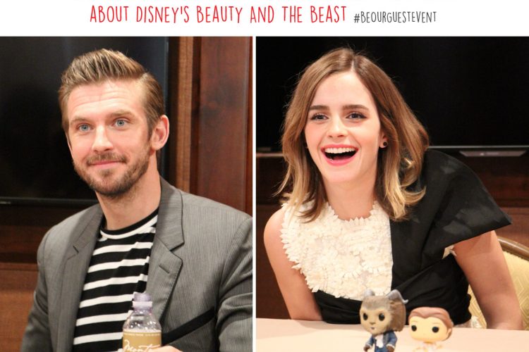 Exclusive Interview with Emma Watson and Dan Stevens about Disney's #BeautyAndTheBeast #BeOurGuestEvent